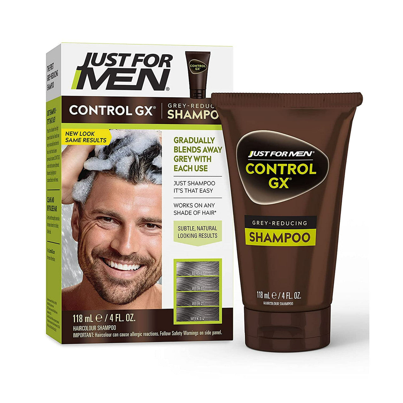 Just For Men Control GX Grey Reducing Hair Shampoo, 4 Oz